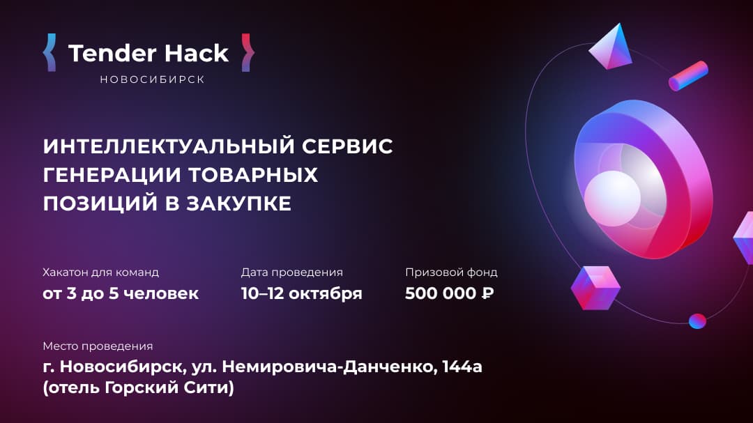 Tender Hack в Новосибирске